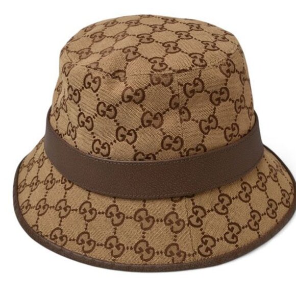 Gucci Hat GG Canvas Fedora Hat 4 Hg62 2564 M Size 58 cm